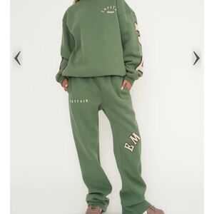 Empathy Green Track Pants & Joggers